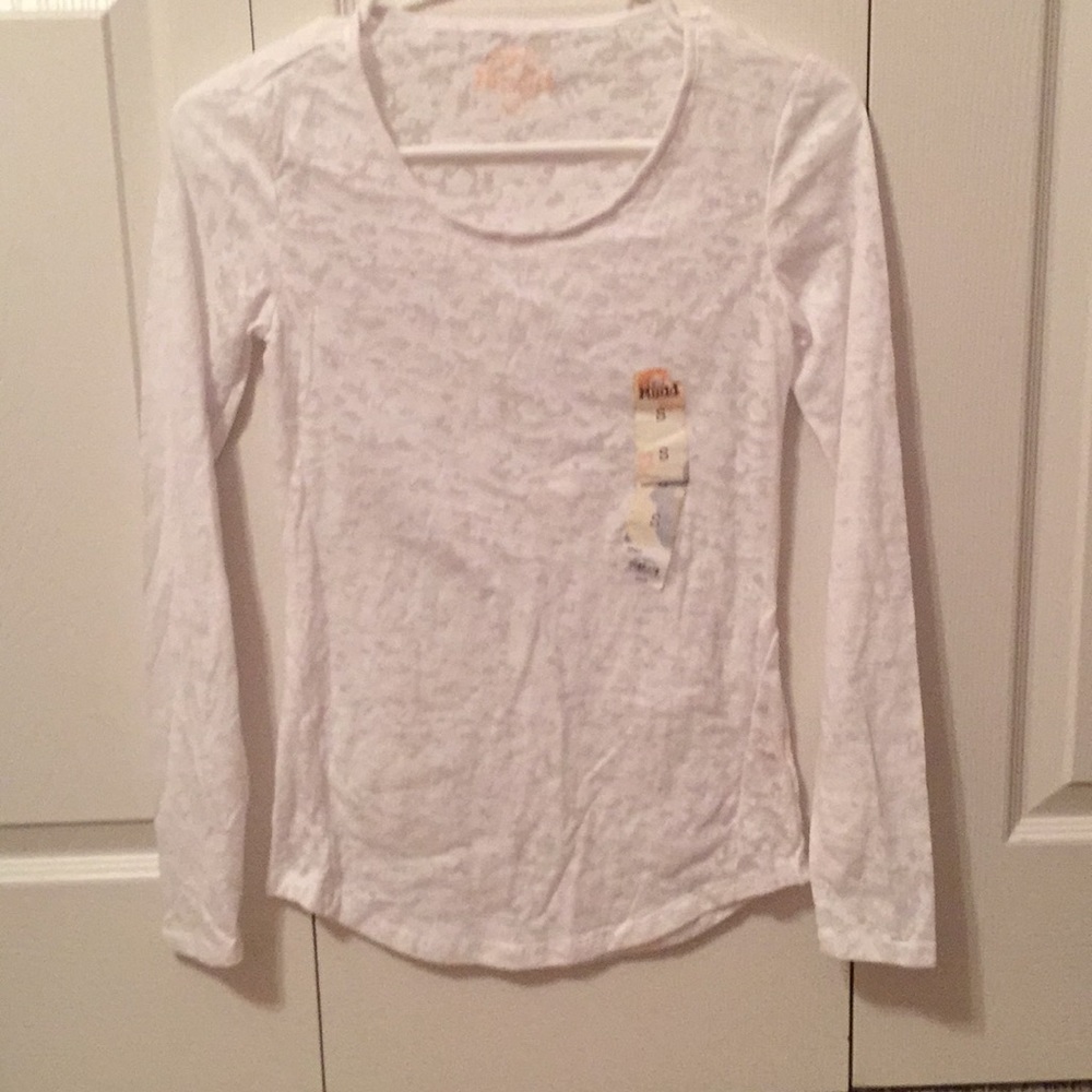 Long sleeve sheer Tee